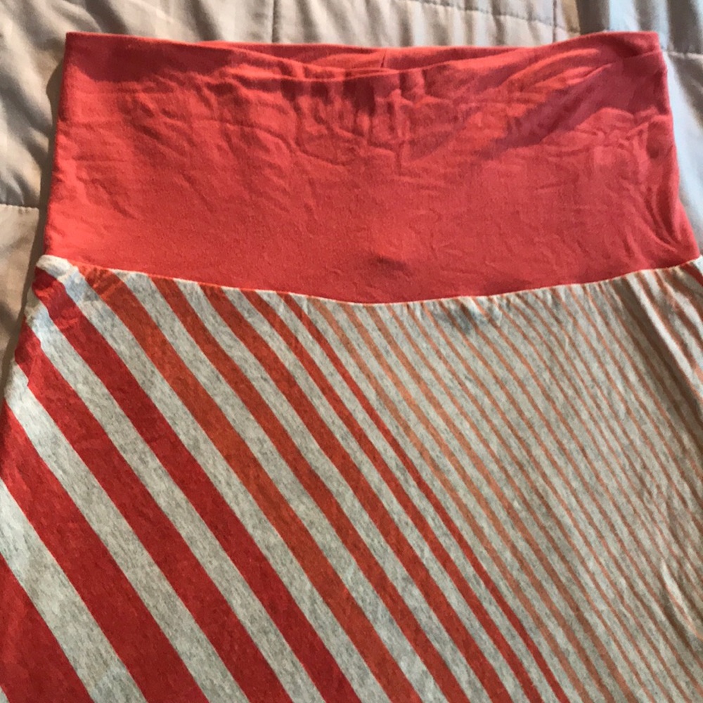 Stripe Super Soft Knit Maxi Skirt